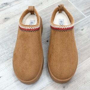 Forever Faux Suede Platform Clog Slipper Boot Shoes